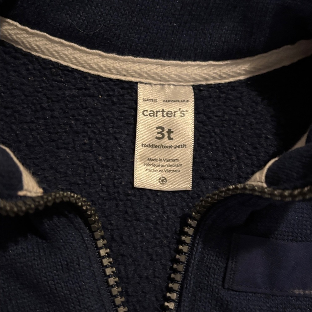 Carter's Dark Blue Toddler Vest - Picture 2 of 2